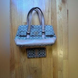 Coach matching purse and wallet